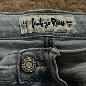 Indigo Rain Jean Shorts.
